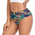 thumbnail image 2 of Fotbe Colorful Carp Streamer Calzones Estampados para Mujer – Ropa Interior de Algodón, Cómoda, Suave y Elástica-Medium, 2 of 6