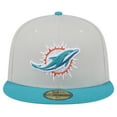 thumbnail image 2 of Men's New Era Miami Dolphins Stoney 59FIFTY Fitted Hat, 2 of 6