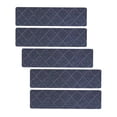 thumbnail image 2 of 5 piezas de poliéster con bordes suaves alfombras de escalera Corredores de escalera interior antideslizante Gris oscuro Macarena Escalones, 2 of 7