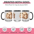 thumbnail image 2 of 15oz 'Peace In Bloom' Peony Ceramic Mug - A Serene Floral Sipper, 2 of 8
