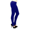 thumbnail image 2 of Vivian's Fashions Long Leggings - Cotton/Stirrup, Misses Size (Royal Blue, 6X), 2 of 3
