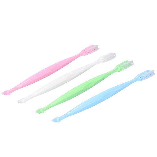 Toothbrush, Tiny Toothbrush Teeth Cleaning Tuft Brush Unique Design With Four Colors For Outdoor Travel For Home