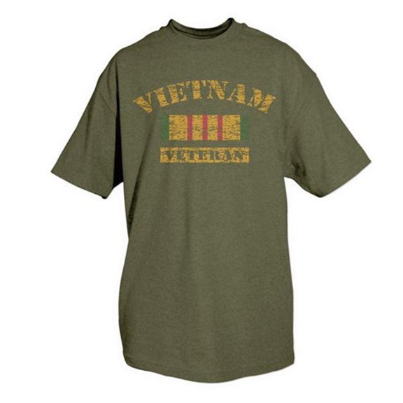 Fox Outdoor Products Themed One-Sided Imprinted Vietnam Vet T-Shirt, Large