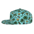 thumbnail image 3 of Balery Baseball Cap Flat Bill Hats for Men Adjustable Size for Running Workouts and Outdoor Activities All Seasons Dad Hat(Pineapple Sea Turtle ), 3 of 9