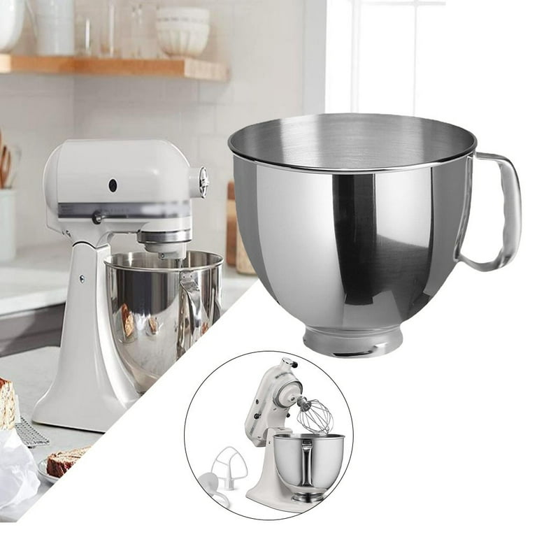 5 Quart Stainless Steel Mixer Bowl for KitchenAid Classic