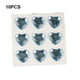 thumbnail image 4 of Billuyoard 10 hojas de pegatinas de diamantes de imitación, calcomanías acrílicas de mano para niños, estudiante tridimensional DIY, amor, corazón, Artesanía Azul claro Billuyoard HA062097-05B, 4 of 6