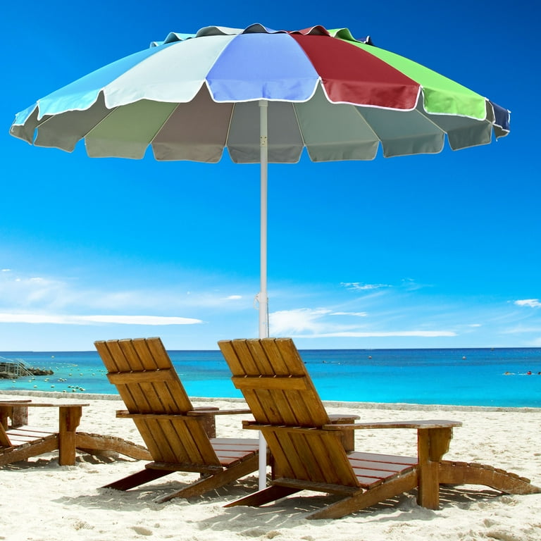 brylane home patio umbrella BrylaneHome 9 Ft. Tilt-and-Crank Umbrella