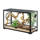 thumbnail image 5 of REPTI ZOO Terrario de Vidrio para Reptiles, Extra Grande Doble Puerta Frontal, 103 Lt 76cm X 30cm X 45cm, Acua Terrario de Cristal, Reptile Enclosure Knock-Down, Terrario Reptiles REPTI ZOO Terrario Knock down RK, 5 of 11