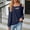 Navy, variant on Stichou Womens Blouses Cold Shoulder Tops Dressy Casual Tee Shirts Long Sleeve Summer Spring Trendy Outfits Beige 2XL