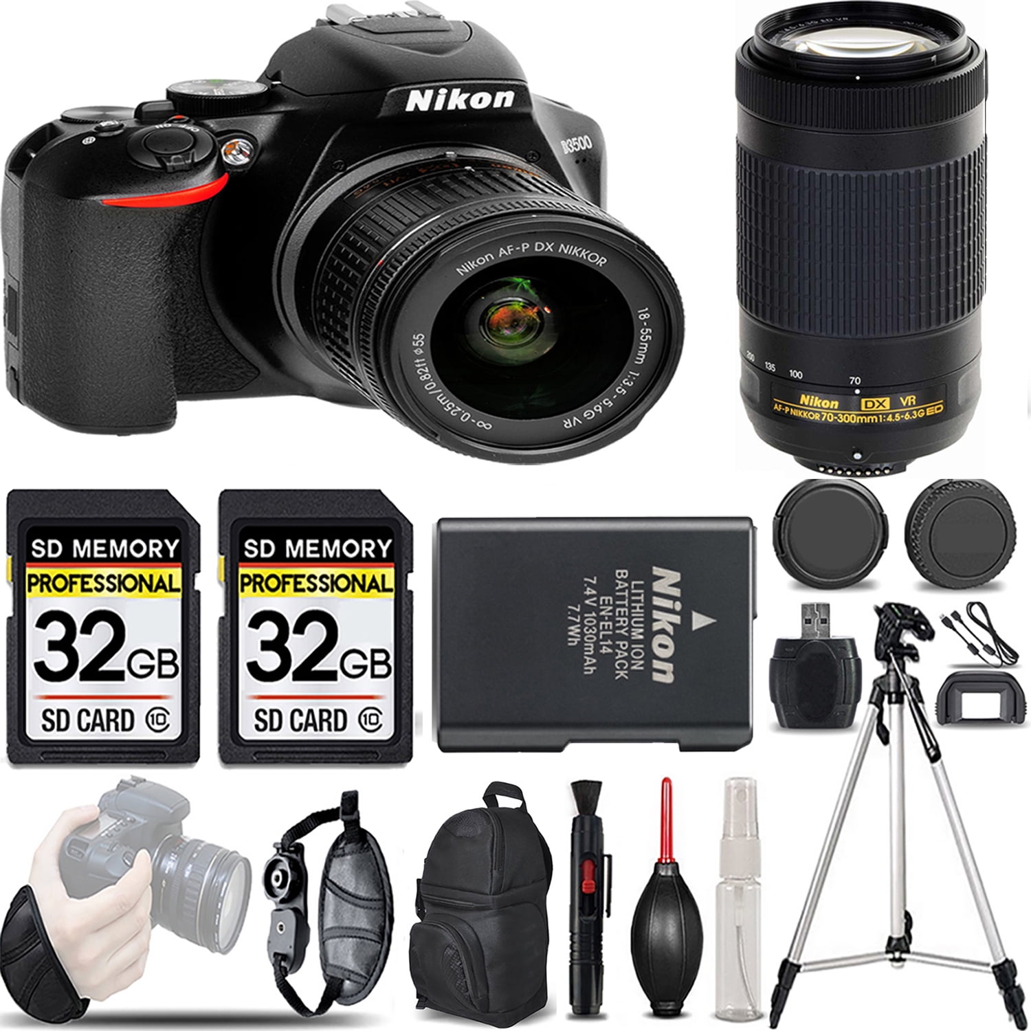 Nikon D3500 DSLR Camera with 18-55mm Lens - D3500 Camera - B&H Photo