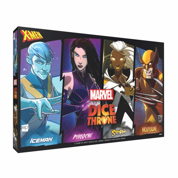 USAopoly Marvel X-Men Dice Throne Box 1 (Iceman, Psylocke, Storm, Wolverine) Board Game