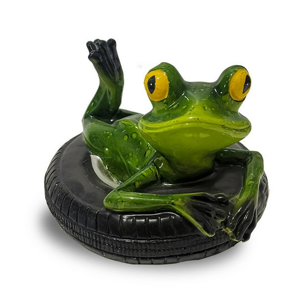 Billuyoard Mini estanque: un refugio tranquilo en el jardín con ranas decorativas. Figuras de jardín. Jardín y Patio tipo+1