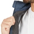 thumbnail image 4 of Men's Smith's Workwear Sherpa-Lined Sweater Fleece Jacket Color: Slate Blue Heather Size: XL, 4 of 5