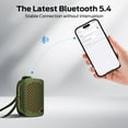 thumbnail image 2 of Monster Wearable Clip-On Portable Bluetooth Speaker, Rechargeable Wireless Speaker, Green, 2 of 14