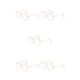 thumbnail image 3 of Jumpingount Gafas para miopía con montura antiazul, gafas cuadradas ligeras, gafas graduadas para mujer, montura rosa para estudiantes, luz Type2 NO2, 3 of 6