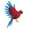 Parrot 3, variant on S SERENABLE Seagull with Artificial Bird Feathers, Realistic Ornament for Garden Decoration Parrot 2