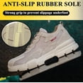 thumbnail image 3 of AUXDIQ Safety Trainers Men Women Steel Toe Cap Work Shoes Comfy Construction Industrial Sneakers, 3 of 6