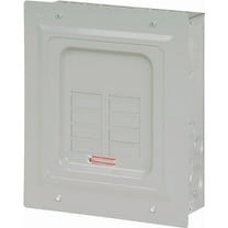 Eaton BR48L125FP Load Center, 125 A, 8-Pole, 4-Space, 8-Circuit, Main Lug, NEMA 1 Enclosure, Flush