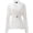 A-white, variant on Women's Blazers Belted Jacket Long Sleeve Work Office Wrap Suit Jackets
