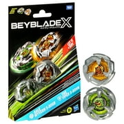 Beyblade X Gale Wyvern and Tail Viper Dual Pack Orange and Green Battling Top Set, Ages 8+