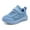 Blue, variant on LYHaoo Children's Net Breathable Solid Color Flying Woven Sports Shoes For Boys And Girls School Casual Lightweight Soft Soled Shoes Sizes 11.5 Blue(Little Kid)