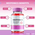 thumbnail image 4 of (2 Pack) Neotonics Skin and Gut ACV Gummies - Apple Cider Vinegar Supplement for Dermal Balance, Digestive Support, Healthy Weight - Dietary Supplements for Skin and Gut - 120 Gummies, 4 of 9