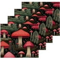thumbnail image 2 of Coolnut 6 Pack Mushroom Forest Pure Cotton Washcloths 12 x 12 Inch Reusable Absorbent Soft Cotton Face Towels Fingertip Towels Set for Gym Towels,Hotel and Spa Wash cloth, 2 of 7