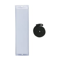 Extreme Max 3006.7237 BoatTector Flat Fender with Fender Line - 26", White