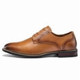 thumbnail image 3 of Rexoro Men's Oxford Dress Shoes Lace Up Classic Business Formal Oxford Shoes Wide Width Business Meetings, Office, Church, Formal Events, 3 of 6