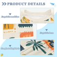 thumbnail image 2 of FORMRS Boys Rash Guard Short Sleeves Swim Shirt Quick Dry UPF 50+ Sun Protection, Sizes 3-12T, Beige Playful Stamp, 2 of 6