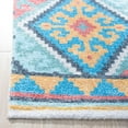 thumbnail image 3 of SAFAVIEH Saffron Franklin Geometric Area Rug, Blue/Aqua, 8' x 10', 3 of 6