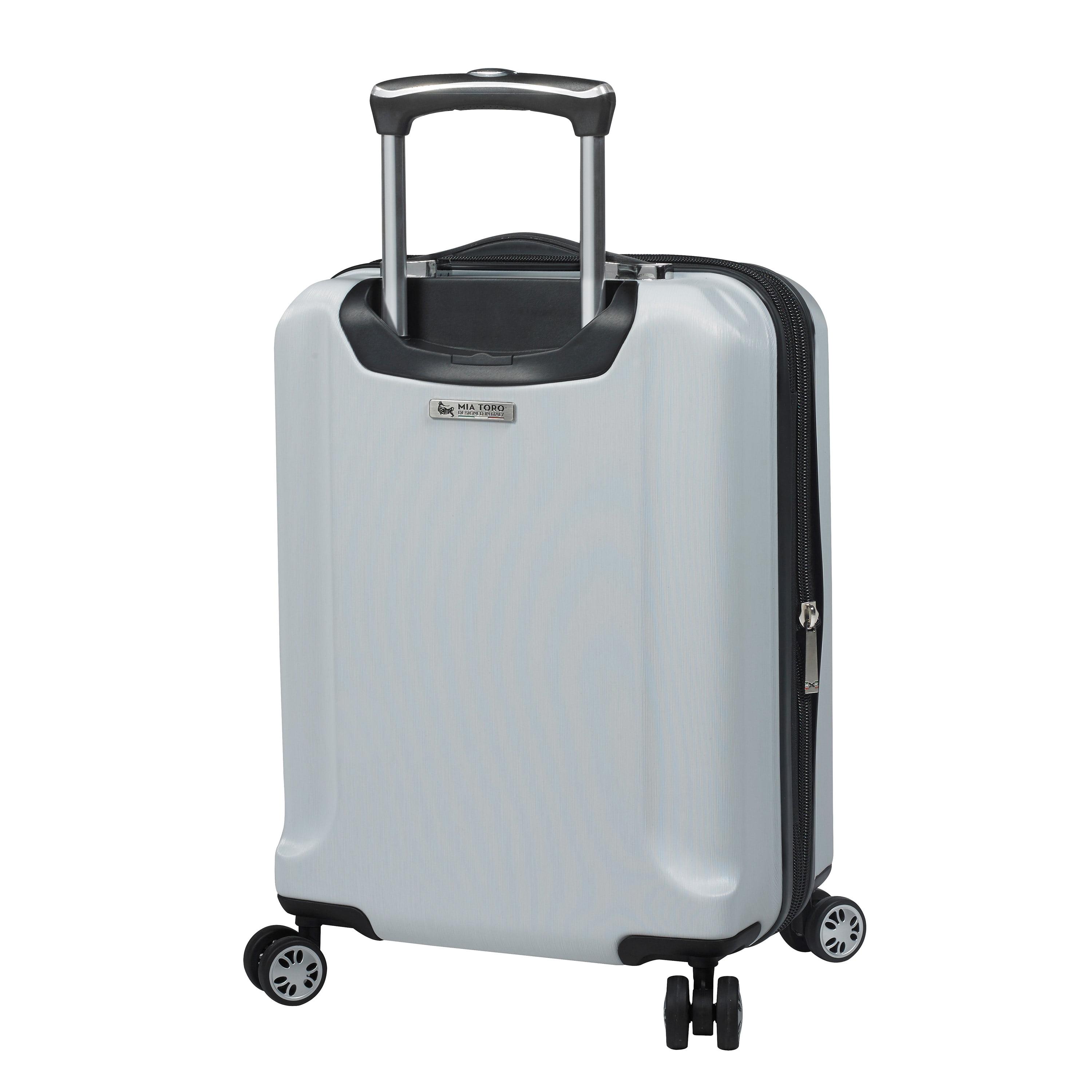 mia toro moda 3 piece hardside spinner luggage set