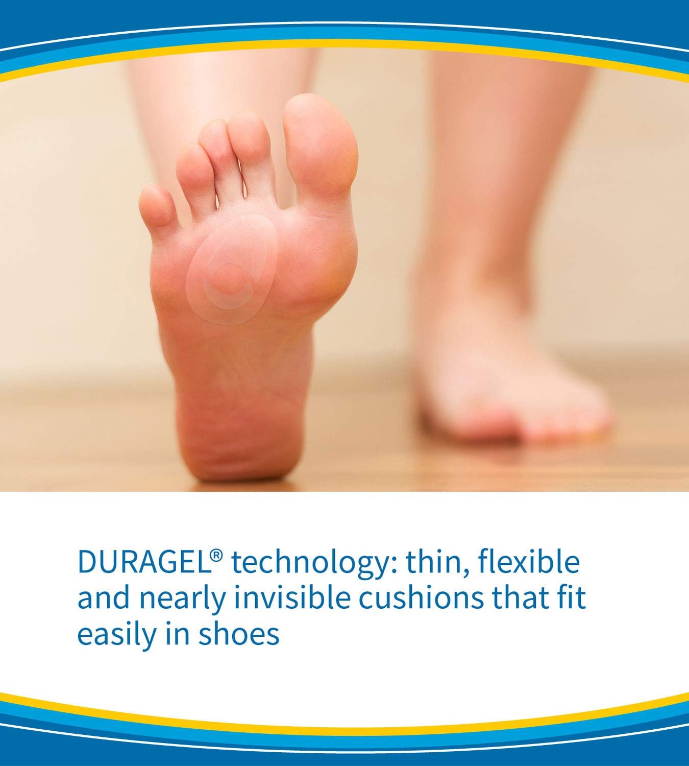Dr Scholl's Duragel Callus Cushions Thin and Flexible All Day Cushioning Pain Relief 5 ct