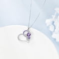 thumbnail image 5 of Butterfly Necklace 925 Sterling Silver Heart Butterfly Pendant Necklace Cubic Zircon Butterfly Necklace for Women, 5 of 5