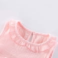 thumbnail image 5 of Fnooota Girls Cotton Outfit Sets, Cute Two Piece Summer Sleeveless Girls' Clothing Sets Pink Size 3-4 T, 5 of 8