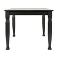 thumbnail image 6 of Emma + Oliver 60" Rectangle Wood Dining Table for 6 with Turned Wooden Legs in Black, 6 of 9