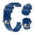 thumbnail image 4 of Correa de reloj de silicona deportiva Pulsera de fitness Reemplazo de correa de silicona para Garmin / HUAWEI / Samsung 20 mm, Azul oscuro Inevent EL2640-08, 4 of 7