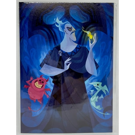 Disney Parks Villains Hades by Joey Chou Postcard Wonderground Gallery New