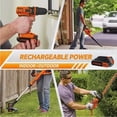 thumbnail image 3 of 2Pack 3.6Ah 20V MAX LBXR20 Compatible with Black and Decker Weed Eater 20V Battery LB2X4020 LBXR2020-OPE, 3 of 15