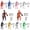 10PC, variant on T13 Action Figure Already Assembled, Multi-Colored Titan 13 Action Figure Set with Laser Saber 3D Printed T 13 Lucky Robo Dummy Nova 13 Action Figures Black