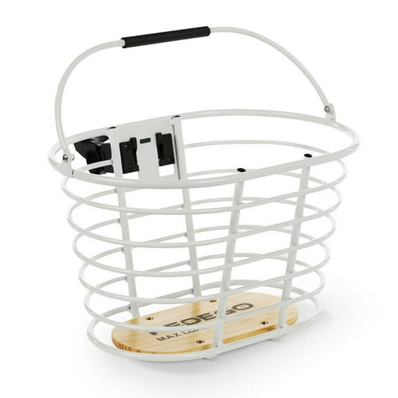 Pedego Front Aluminum Basket White