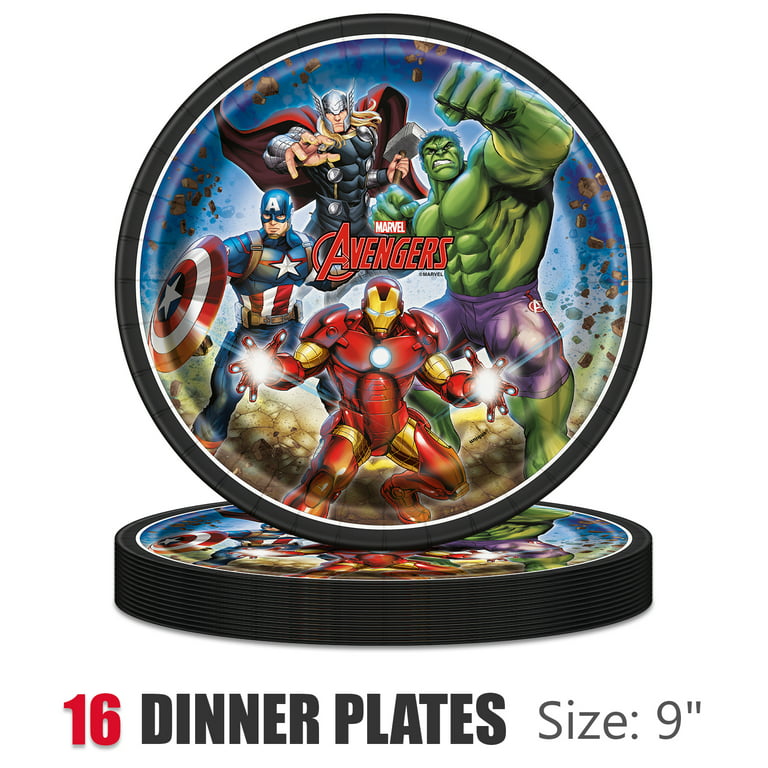 Exquisite Marvel Avengers Powers Unite Table Decoration - 5.16 to 14 Size  Range (1 Pack) - Bold, Colorful & Sturdy Paper Design - Perfect for