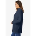 thumbnail image 3 of Woman Within Plus Size Perfect Long-Sleeve Turtleneck Tee (Petite Available), 3 of 6