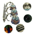 thumbnail image 6 of 3-Head Tiffany Style Wall Light E27 Dragonfly Stained Glass Sconce for Home Garden Entryway, 6 of 10