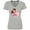 AC-Heather Grey, variant on Inktastic Superhero Girl, Cute Girl, Brown Hair, Pink Cape Women's V-Neck T-Shirt