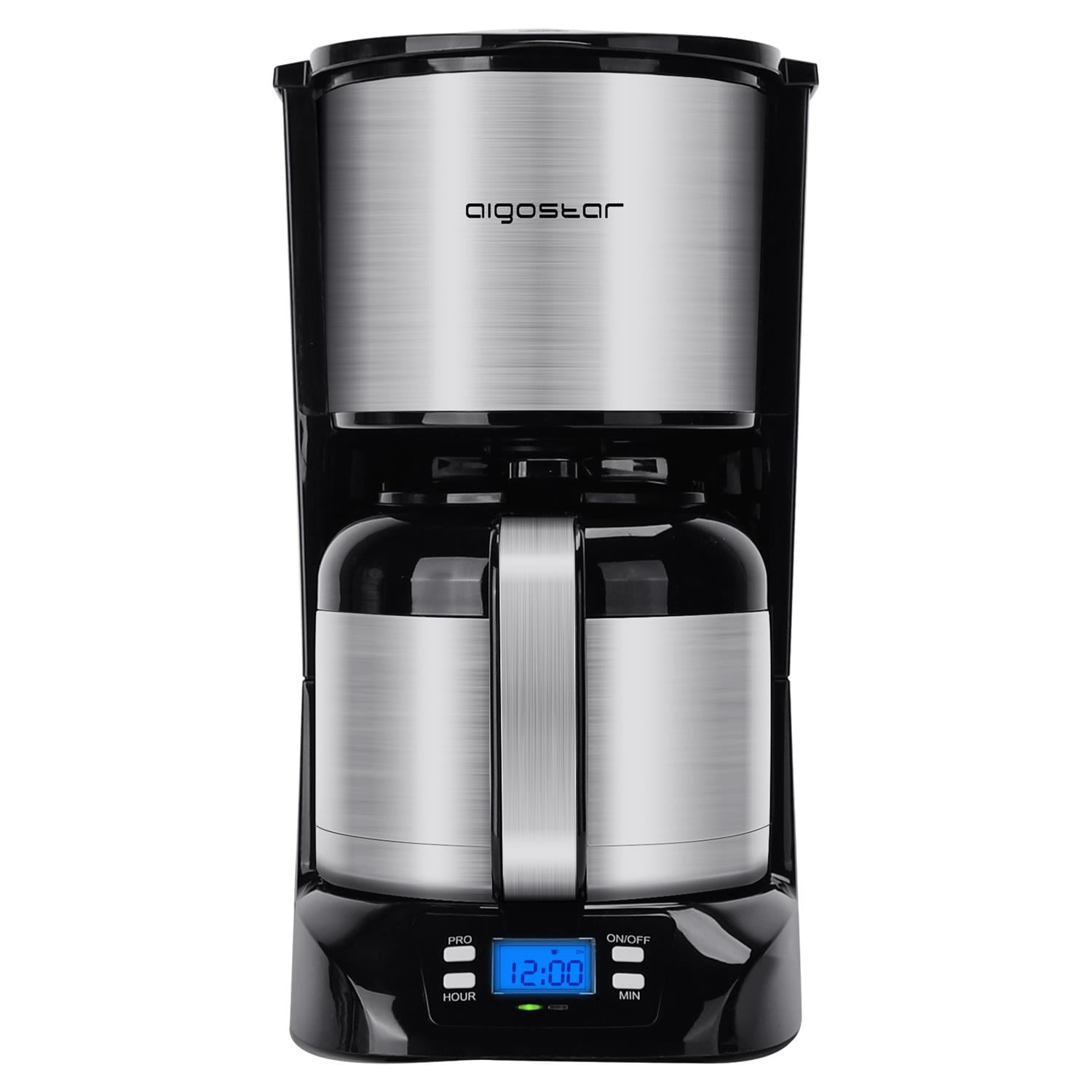 Aigostar Programmable Coffee Maker, 12 Cup Coffee Maker with Glass