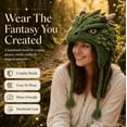 thumbnail image 3 of 2026 Fantasy Hood Hat DIY Crochet Kit Fun Hands-On Yarn Project, Step-by-Step Guidance for Beginner to Intermediate Crafters, 3 of 7
