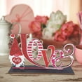 thumbnail image 1 of Decoraciones de fiesta de amor Adornos de carta de montaje de bricolaje de madera Wmkox8yii  gf7680, 1 of 4