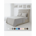 thumbnail image 1 of Juego de Sábanas Matrimonial 3000 Hilos color gris claro, 1 of 4