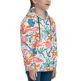 thumbnail image 3 of Pofeuu Sea Creatures Print Kids Pullover Hoodies Warm Thick Hooded Sweatshirt with Packet for Boys Girls-Small, 3 of 6